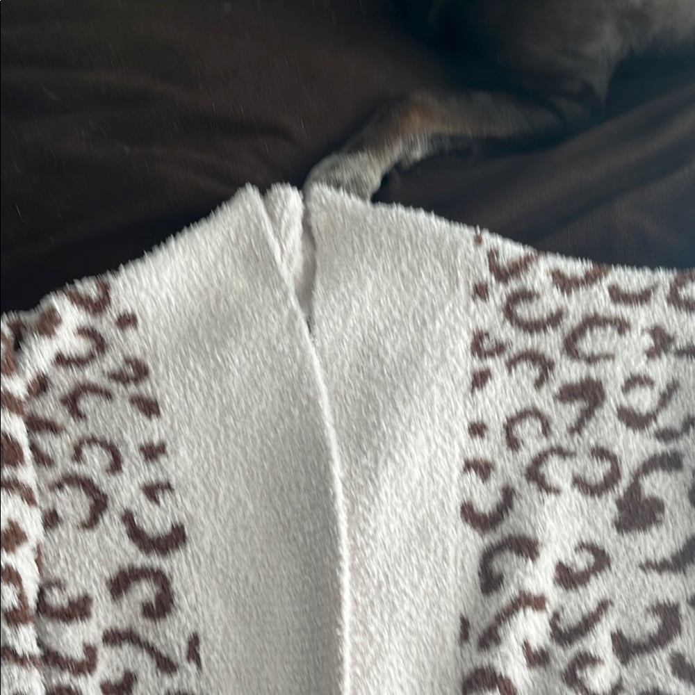Leopard Print Fleece Jacket
